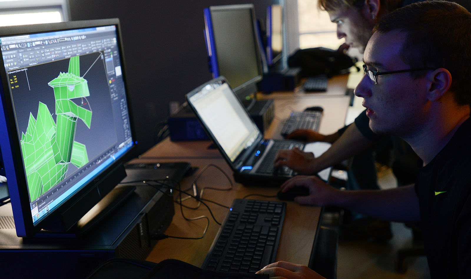 Students use state-of-the-art technology to create their own games from day one in the Computer Game Design program.